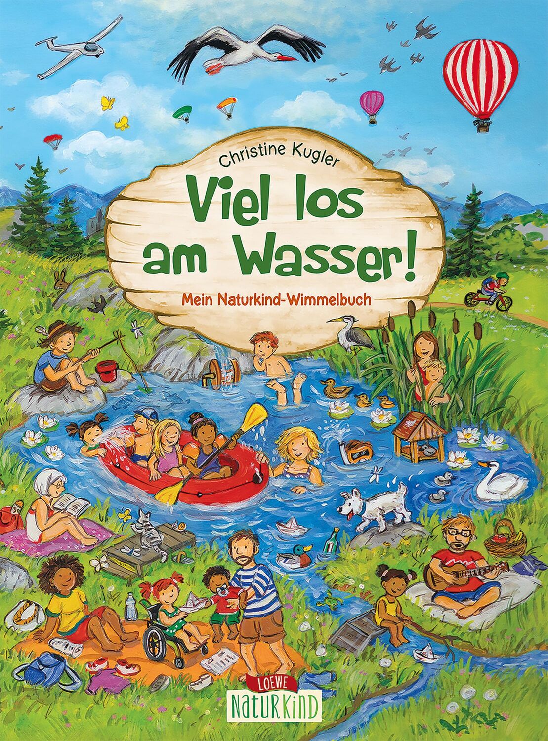 Cover: 9783743203372 | Viel los am Wasser! | Loewe Wimmelbücher (u. a.) | Buch | Naturkind