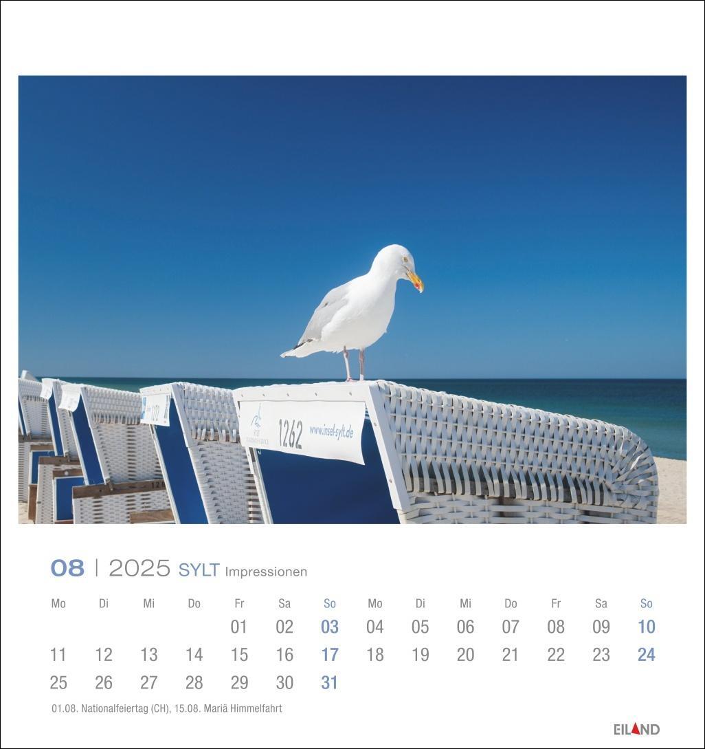 Bild: 9783964023353 | Sylt Impressionen Postkartenkalender 2025 | Hans Jessel | Kalender