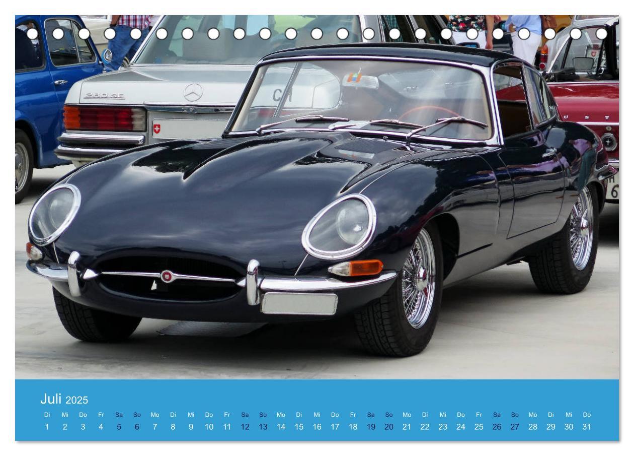 Bild: 9783435134243 | Jaguar E-Type Memorial (Tischkalender 2025 DIN A5 quer), CALVENDO...