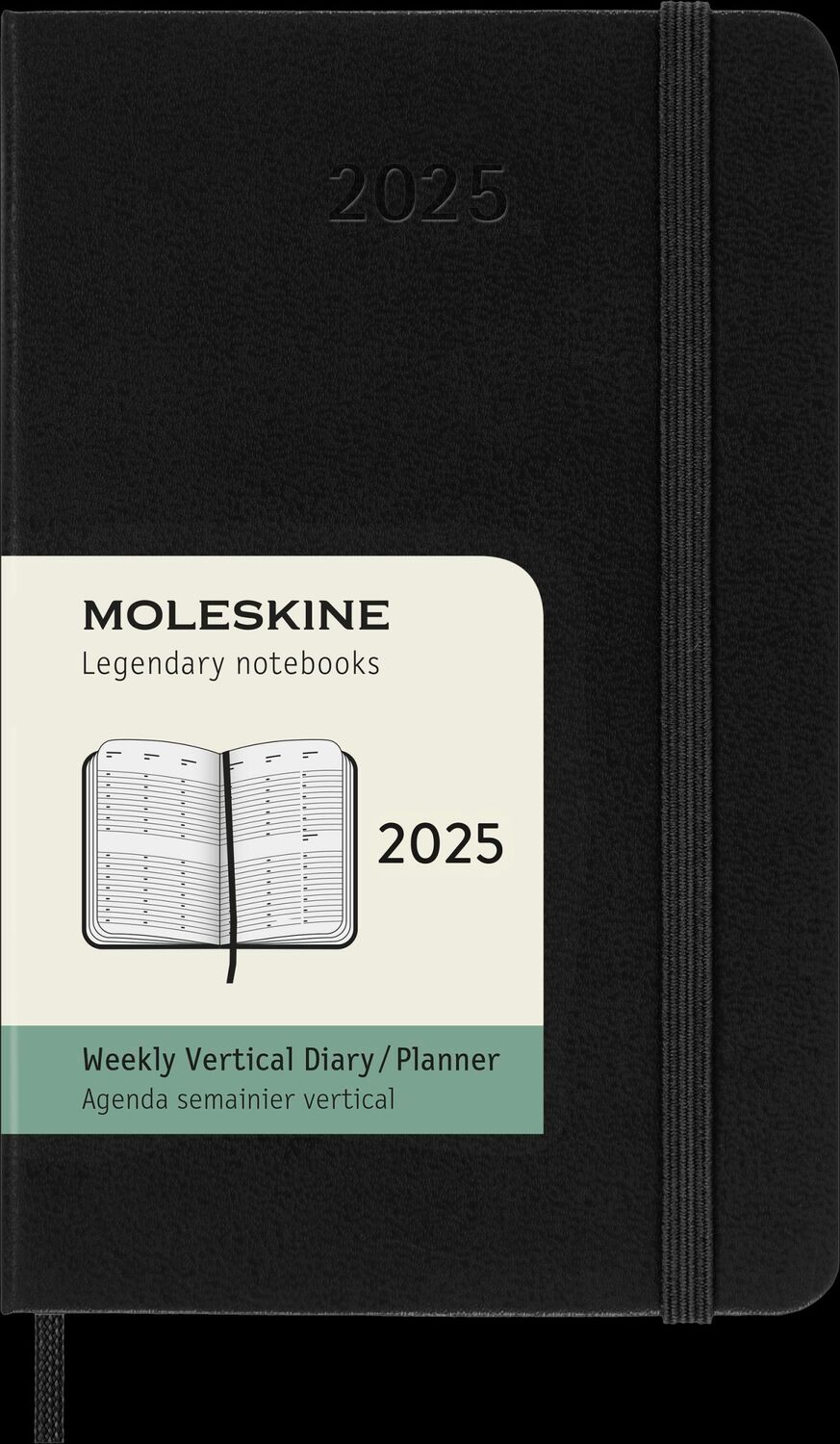 Bild: 8056999270483 | Moleskine Classic 12 Month 2025 Weekly Vertical Planner, Hard...