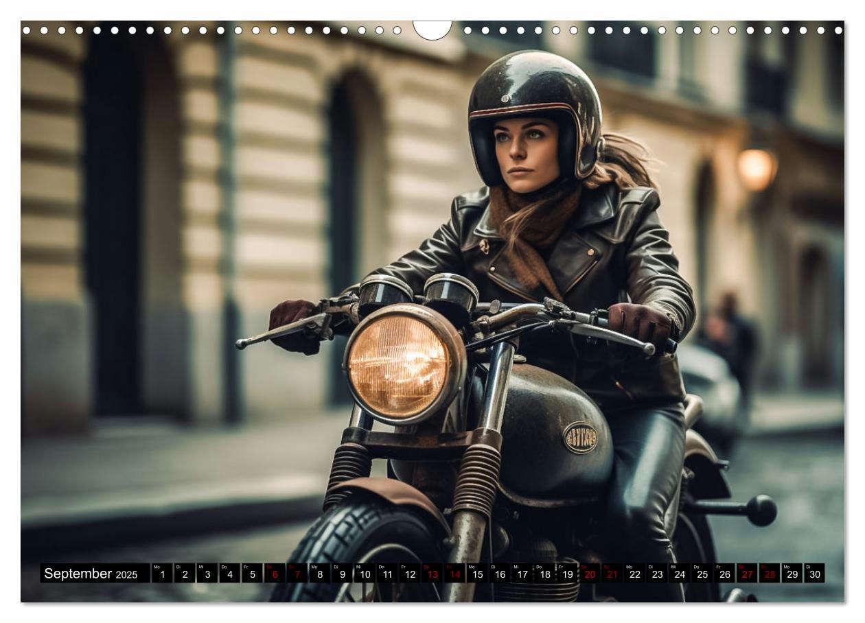 Bild: 9783383900600 | Urban Biker (Wandkalender 2025 DIN A3 quer), CALVENDO Monatskalender