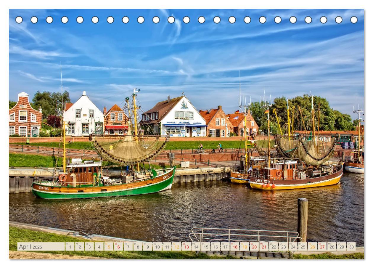 Bild: 9783435432820 | Reise an die Nordsee - Greetsiel (Tischkalender 2025 DIN A5 quer),...