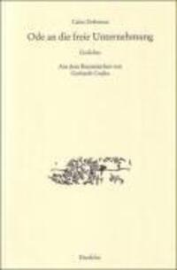 Cover: 9783891263112 | Ode an die freie Unternehmung. Gedichte | Caius Dobrescu | Taschenbuch