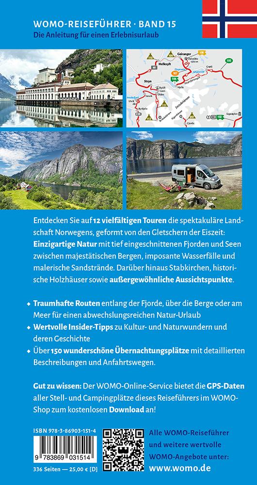 Rückseite: 9783869031514 | Entdeckertouren mit dem Wohnmobil Norwegen Der Süden | Ramin (u. a.)