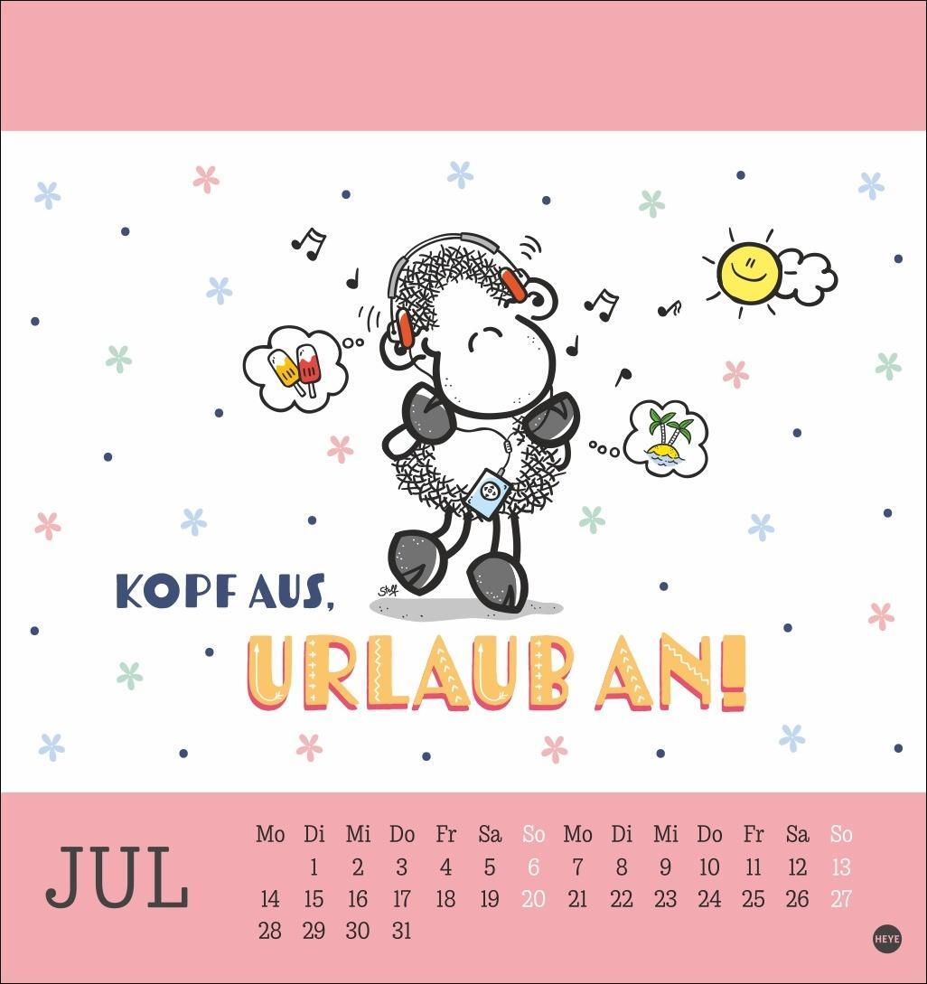 Bild: 9783756406968 | sheepworld Postkartenkalender 2025 | Heye | Kalender | Spiralbindung