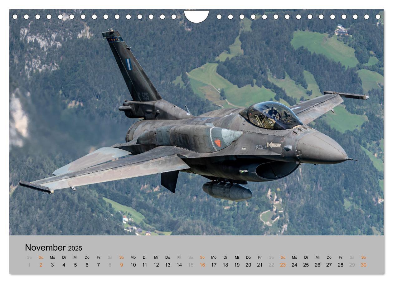 Bild: 9783383981463 | Kampfjet F-16 The Fighting Falcon (Wandkalender 2025 DIN A4 quer),...