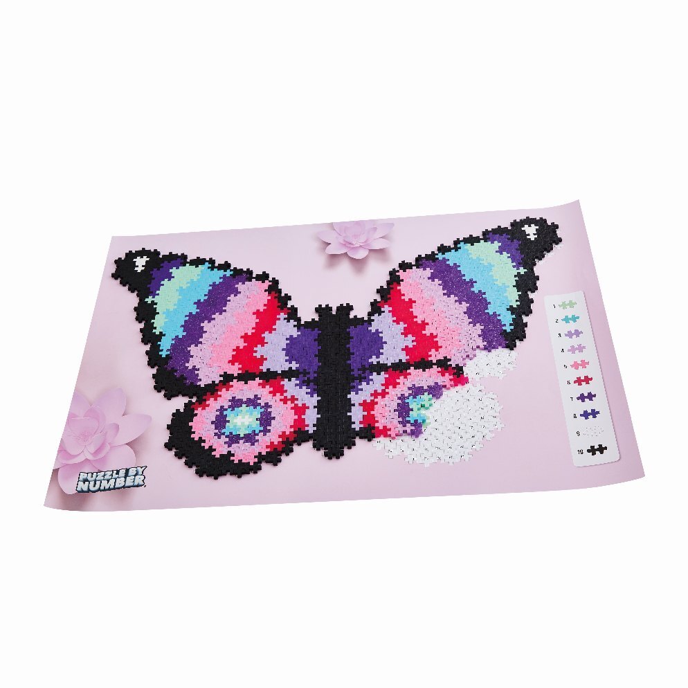 Bild: 5710409106948 | 800 Kreativ Bausteine Puzzle Schmetterling | Stück | 2022 | Plus-Plus