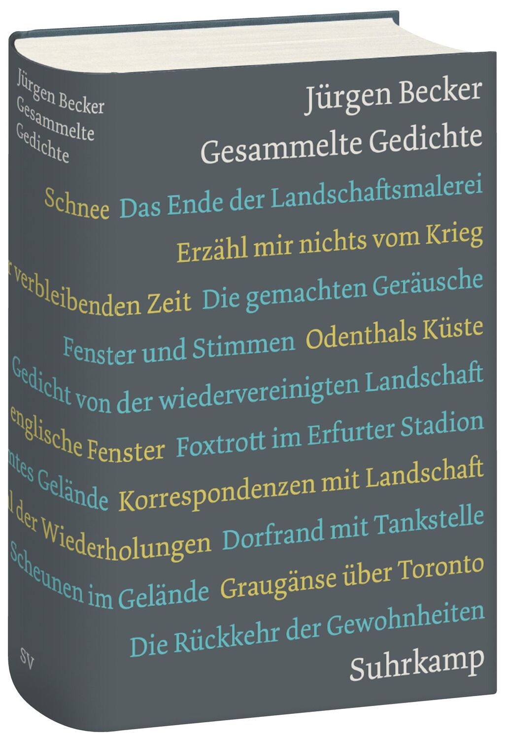 Cover: 9783518430446 | Gesammelte Gedichte | 1971-2022 | Jürgen Becker | Buch | 1120 S.