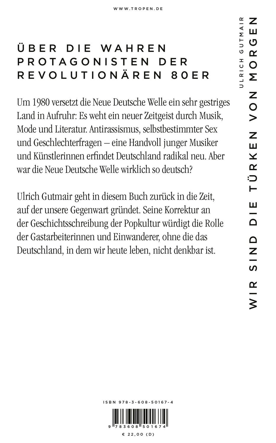 Rückseite: 9783608501674 | Wir sind die Türken von morgen | Neue Welle, neues Deutschland | Buch