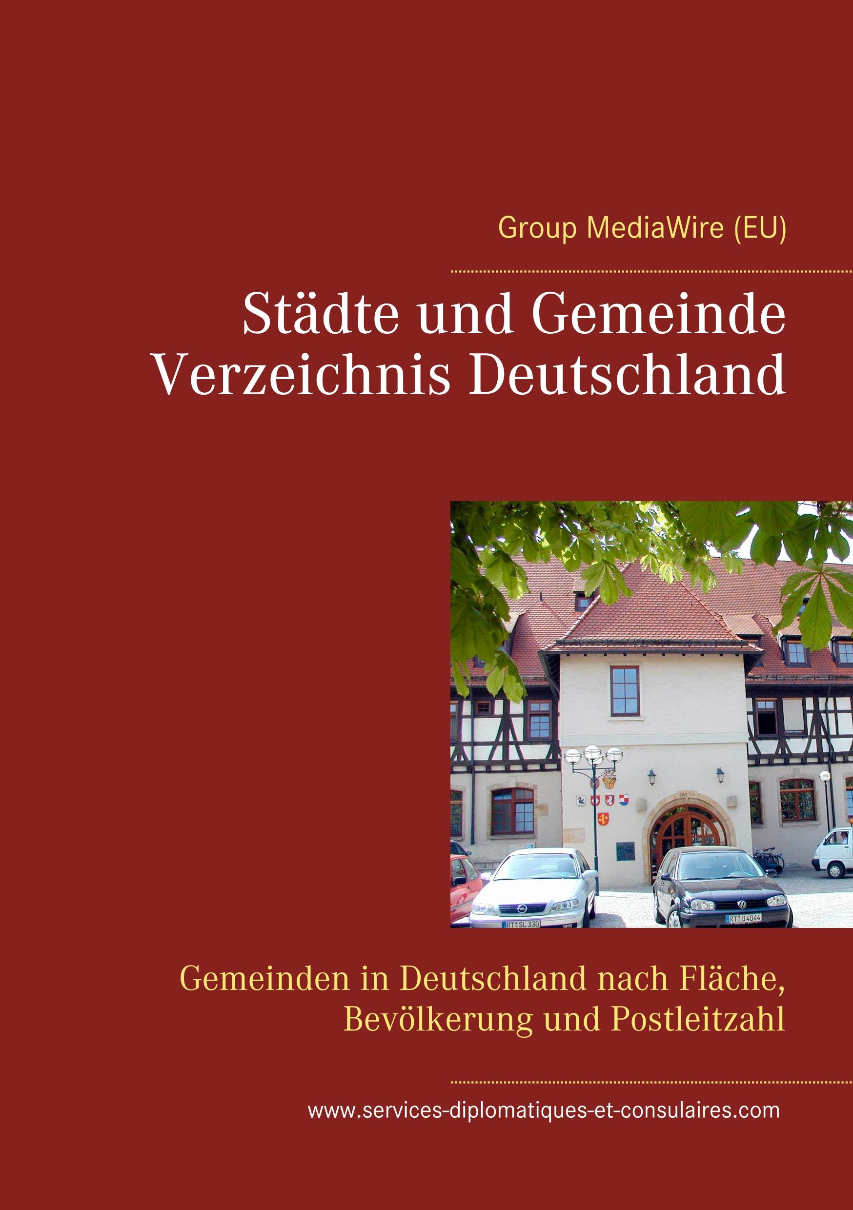 Cover: 9783752825336 | Städte und Gemeinde Verzeichnis Deutschland | Heinz Duthel | Buch