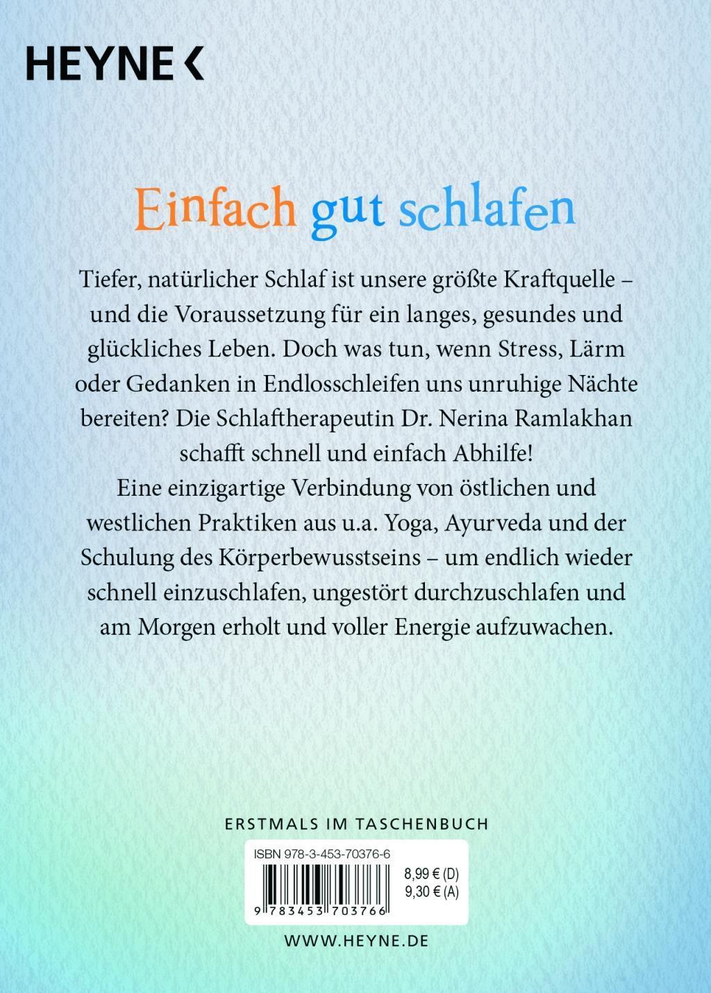 Bild: 9783453703766 | Das kleine Buch vom guten Schlaf | Nerina Ramlakhan | Taschenbuch