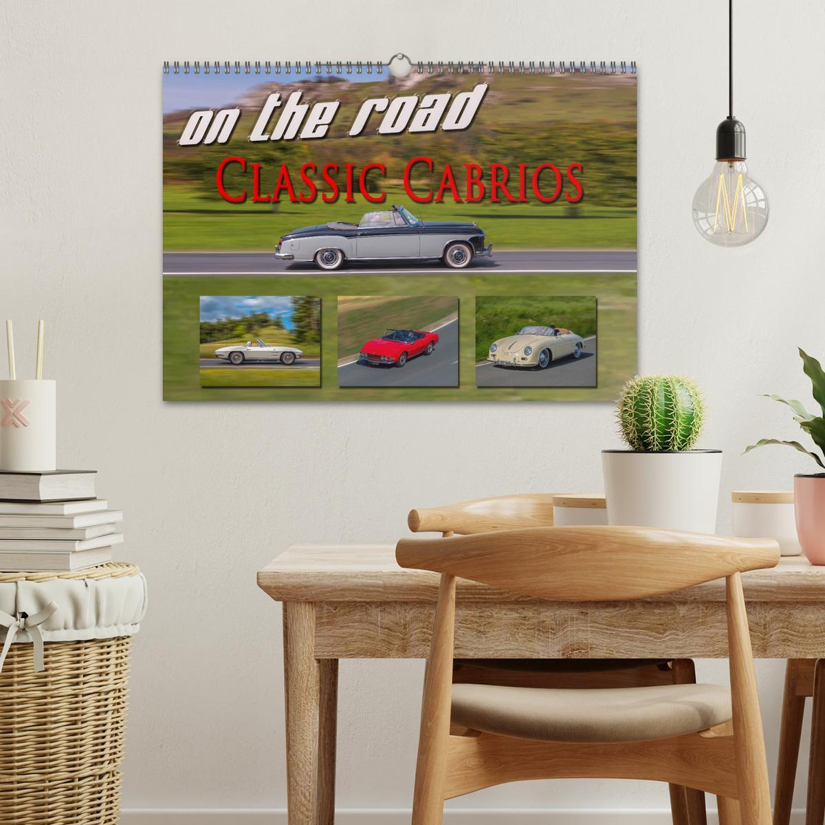 Bild: 9783435175178 | on the road Classic Cabrios (Wandkalender 2025 DIN A3 quer),...