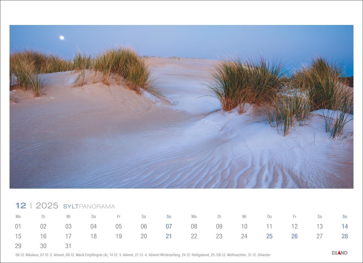 Bild: 9783964023384 | Sylt Panorama Postkartenkalender 2025 - Hans Jessel | Kalender | 13 S.