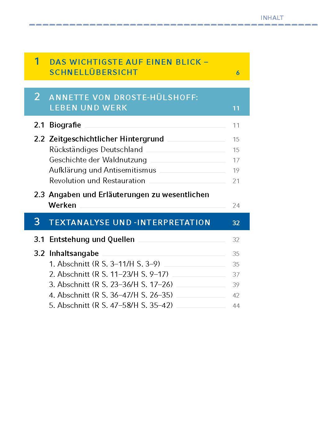 Bild: 9783804421011 | Die Judenbuche von Annette von Droste-Hülshoff - Textanalyse und...