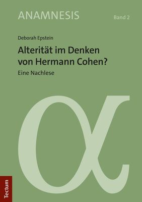 Cover: 9783828848122 | Alterität im Denken von Hermann Cohen? | Eine Nachlese | Epstein