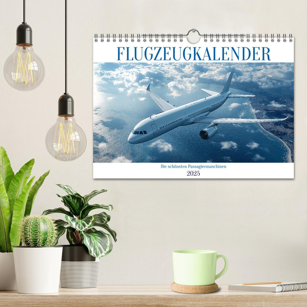 Bild: 9783457214046 | Flugzeugkalender - Die schönsten Passagiermaschinen (Wandkalender...