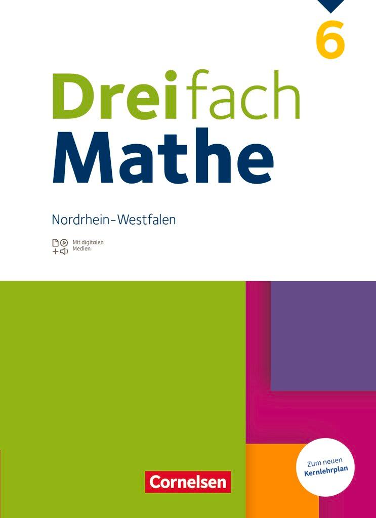 Cover: 9783060437290 | Dreifach Mathe 6. Schuljahr - Nordrhein-Westfalen - Schülerbuch | Buch