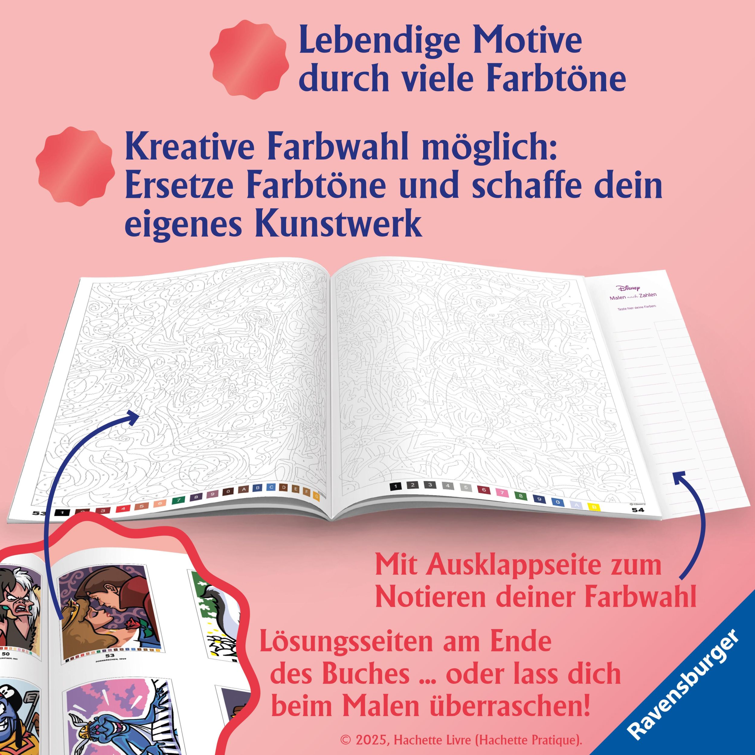 Bild: 9783473498321 | Malen nach Zahlen Disney: Classics - Disney Malbuch für Erwachsene...