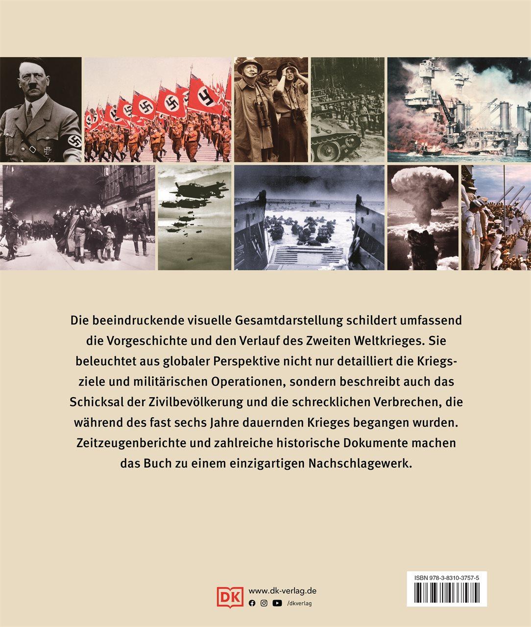 Rückseite: 9783831037575 | Der Zweite Weltkrieg | Die visuelle Geschichte | Messenger (u. a.)