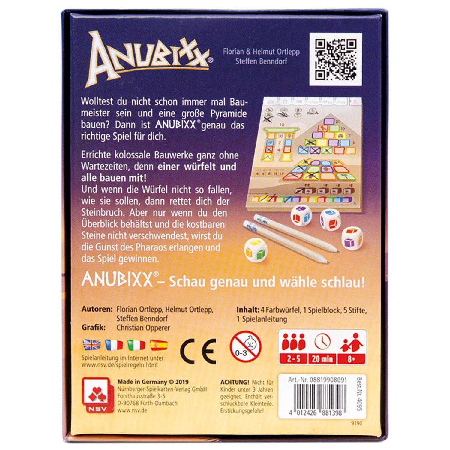 Bild: 4012426881398 | Anubixx | Florian Ortlepp (u. a.) | Spiel | Brettspiel | 4095 | 2019