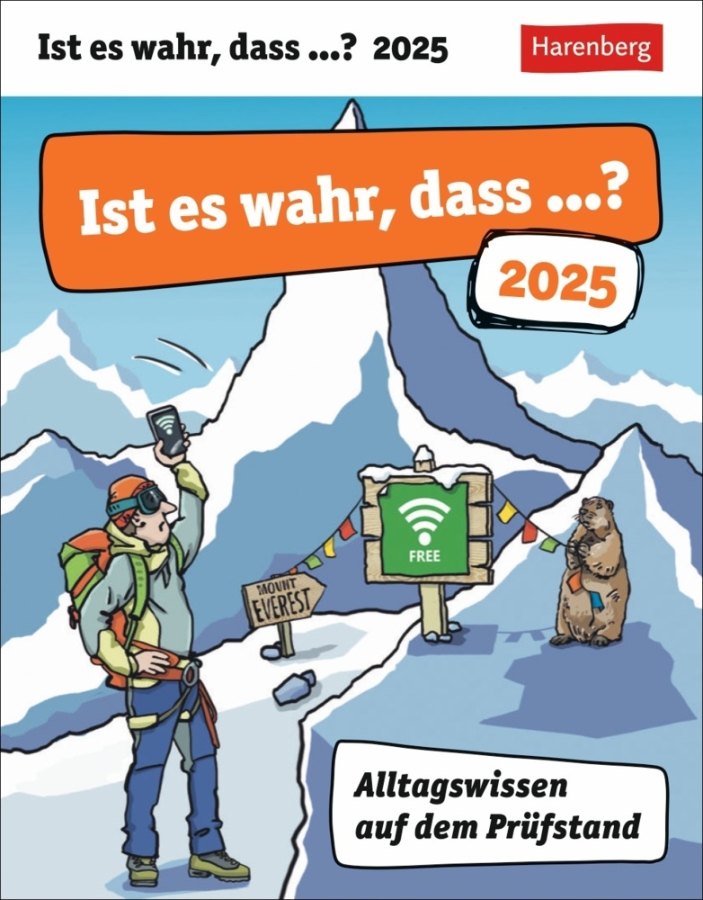 Cover: 9783840033933 | Ist es wahr, dass ...? Tagesabreißkalender 2025 - Alltagswissen auf...