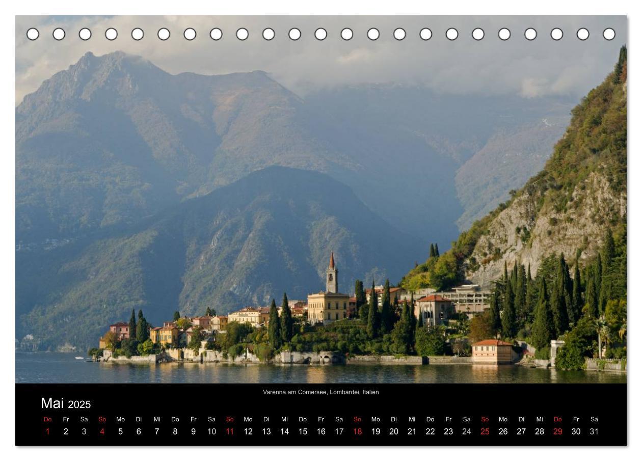 Bild: 9783435648689 | Alpen (Tischkalender 2025 DIN A5 quer), CALVENDO Monatskalender | 2025