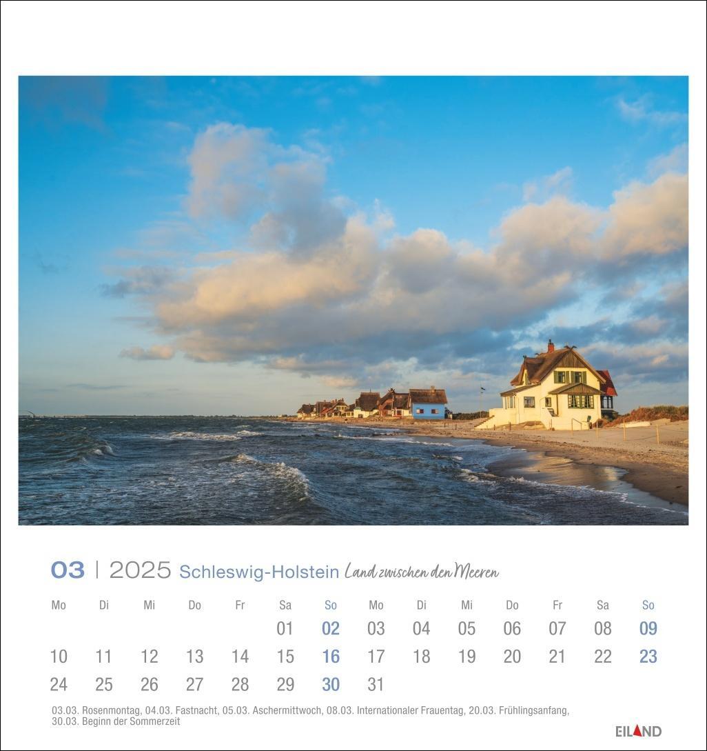 Bild: 9783964023339 | Schleswig-Holstein Postkartenkalender 2025 - Land zwischen den Meeren