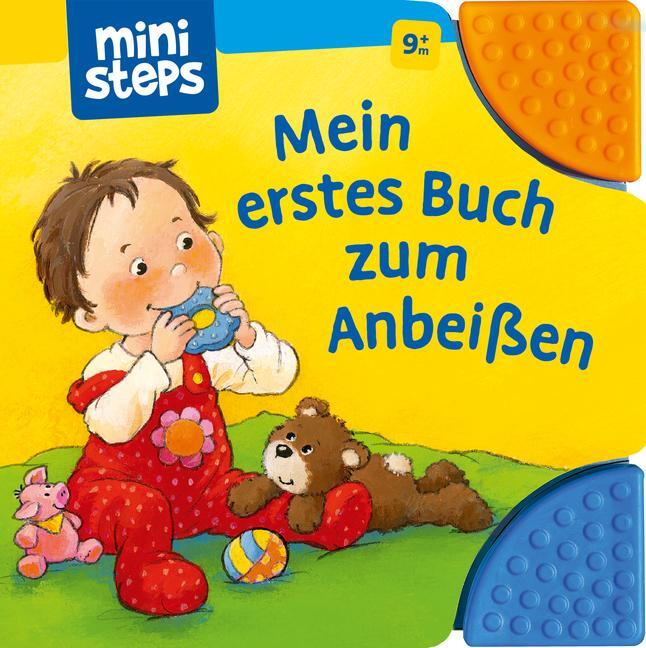 Cover: 9783473316328 | ministeps: Mein erstes Buch zum Anbeißen | Ab 6 Monate | Schwarz