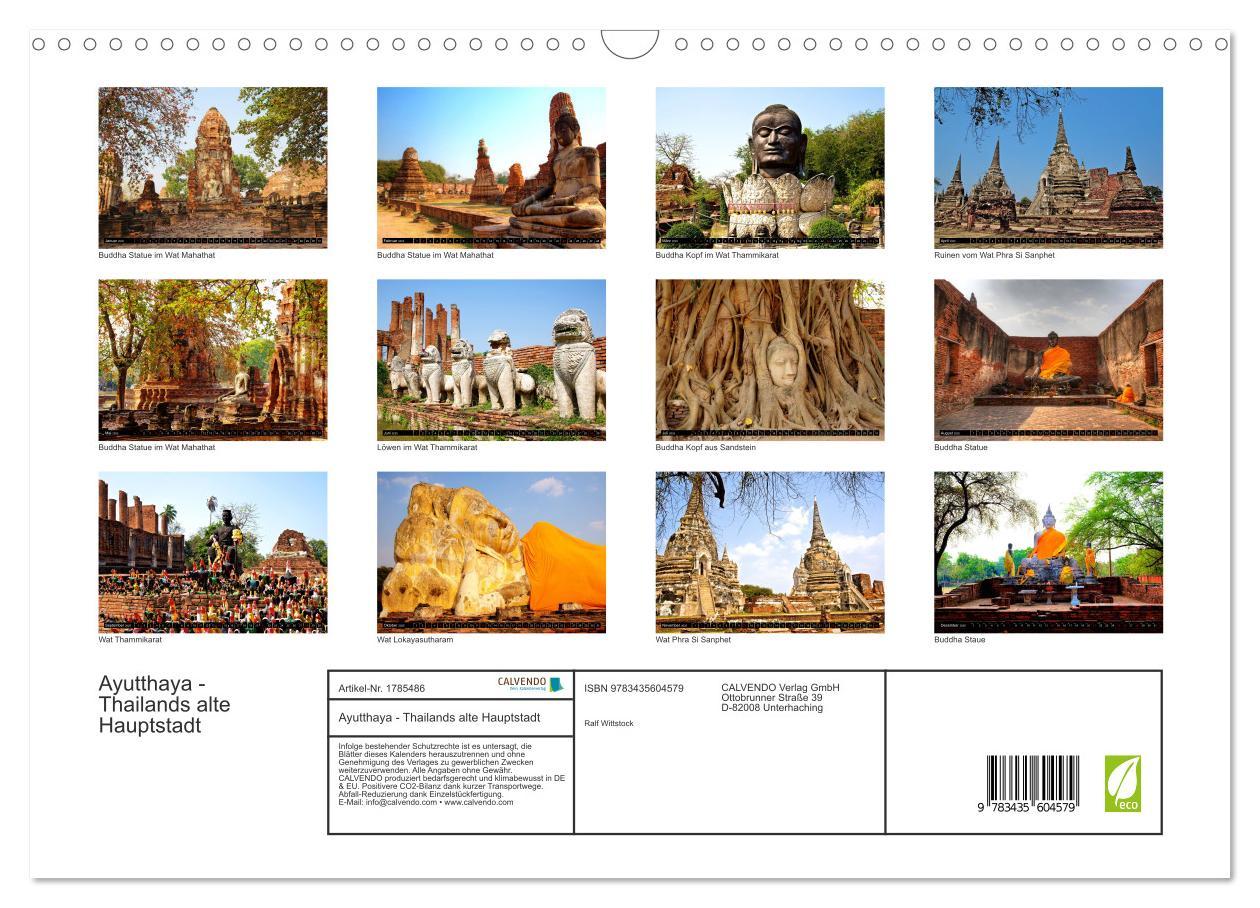 Bild: 9783435604579 | Ayutthaya - Thailands alte Hauptstadt (Wandkalender 2025 DIN A3...