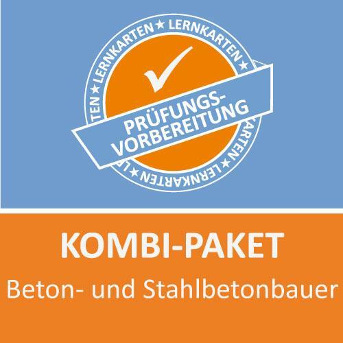 Cover: 9783961598137 | AzubiShop24.de Kombi-Paket Beton- und Stahlbetonbauer Lernkarten