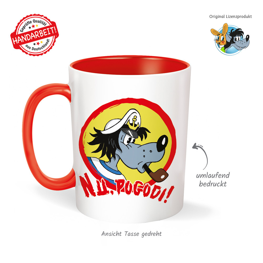 Bild: 4251901505828 | Trötsch Tasse Hase &amp; Wolf Nu pogodi Nu pagadi Keramiktasse Hase &amp;...