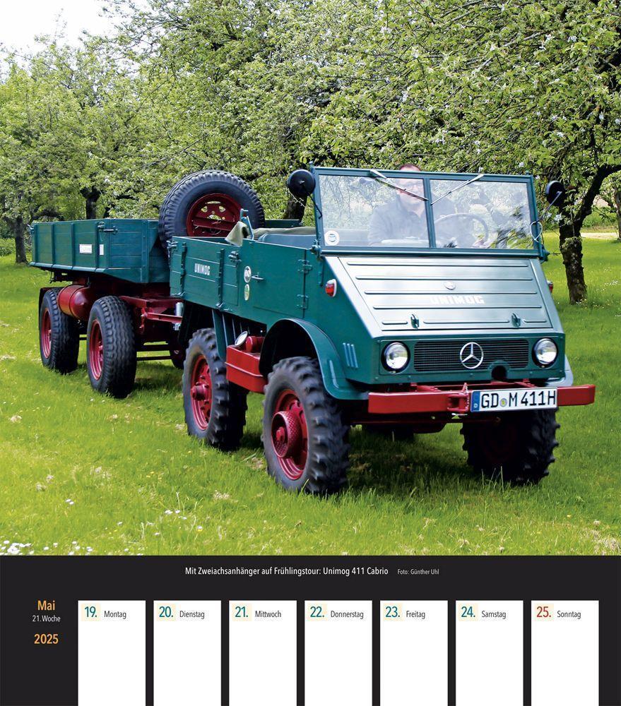 Bild: 9783751611152 | Unimog &amp; MB-trac 2025 | Wochenkalender mit 53 Abbildungen | Kalender