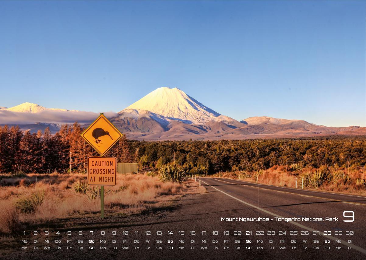 Bild: 9783986734183 | Neuseeland - Das Land der langen weißen Wolke - 2025 - Kalender DIN A3