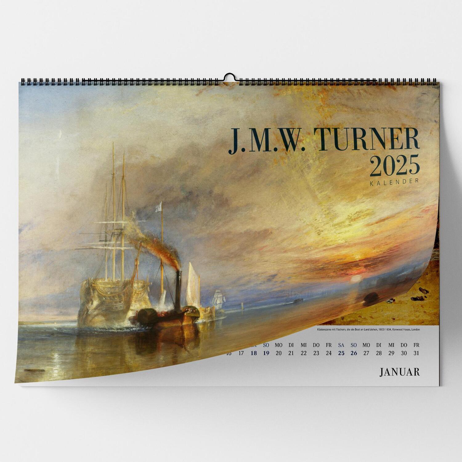 Cover: 9783968491615 | William Turner. Wandkalender 2025 | Seestücke. | Turner William | 2025