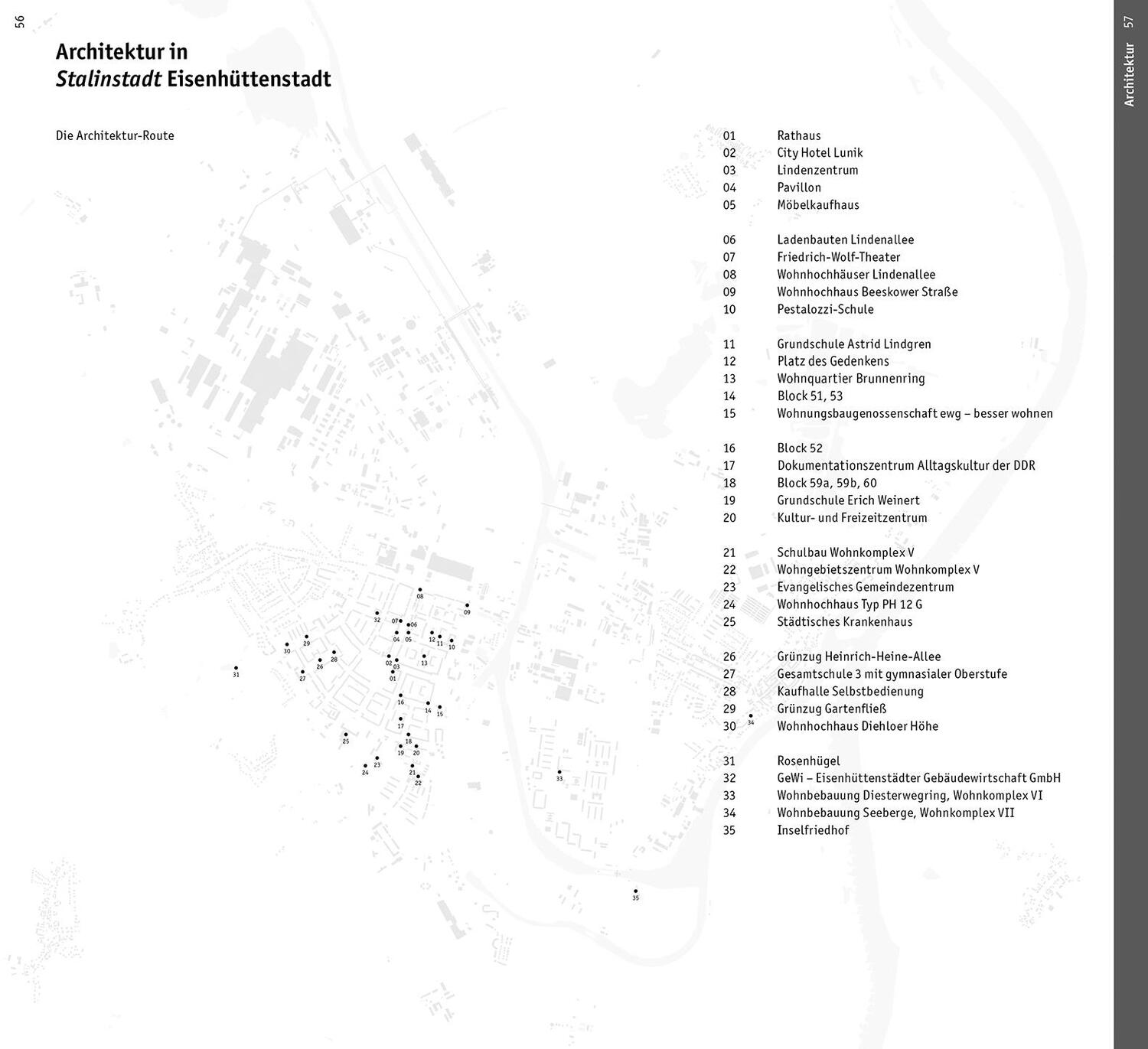 Bild: 9783869220949 | Architekturführer Eisenhüttenstadt | Martin Maleschka | Taschenbuch