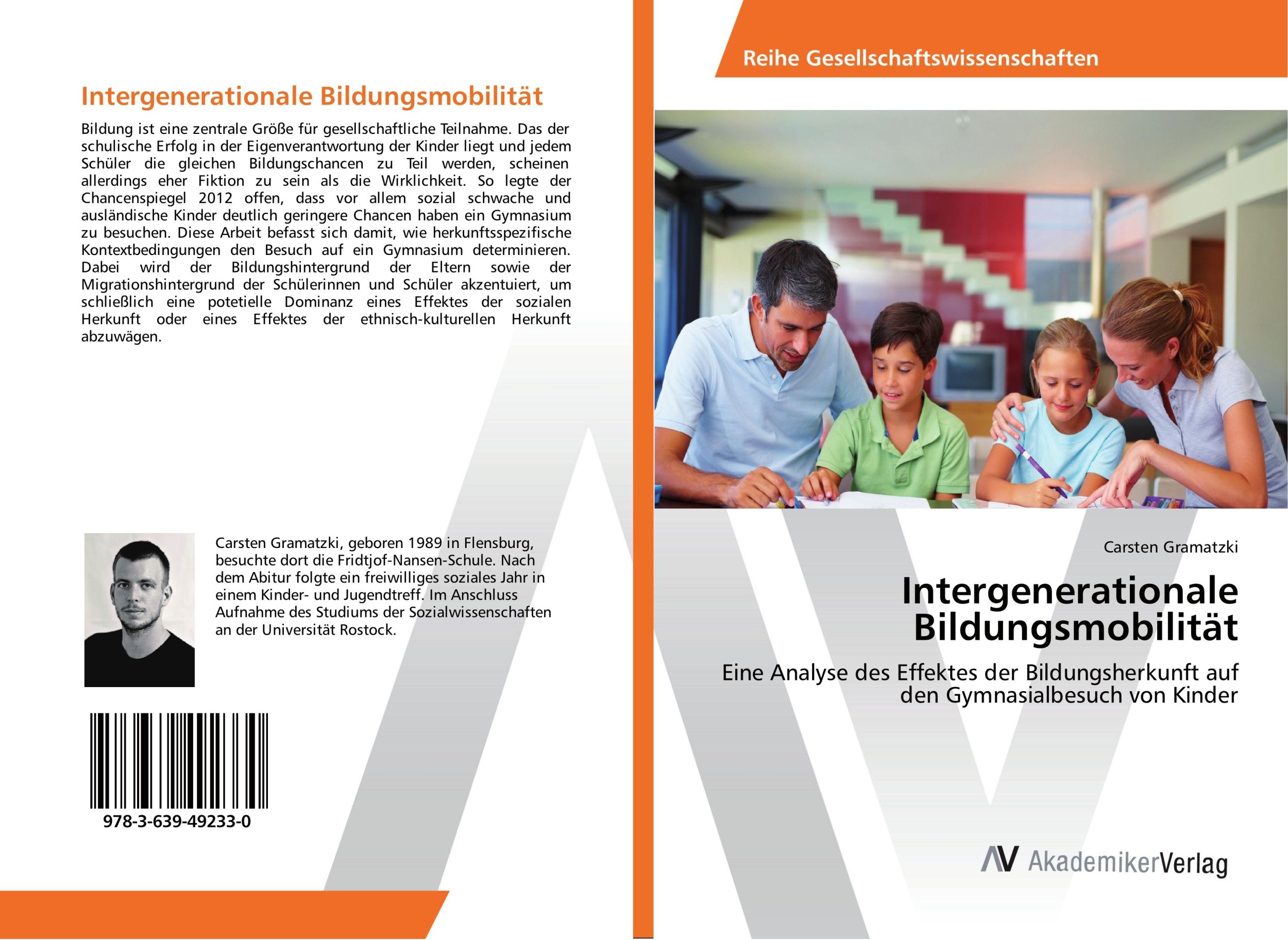 Cover: 9783639492330 | Intergenerationale Bildungsmobilität | Carsten Gramatzki | Taschenbuch