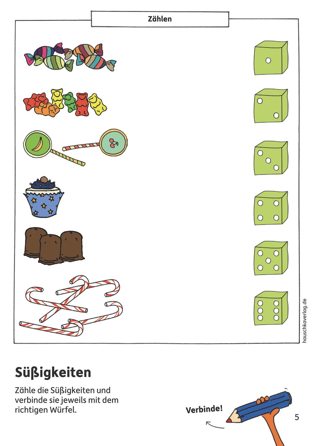 Bild: 9783881006279 | Vorschulblock - Zahlen und Mengen ab 5 Jahre, A5-Block | Ulrike Maier