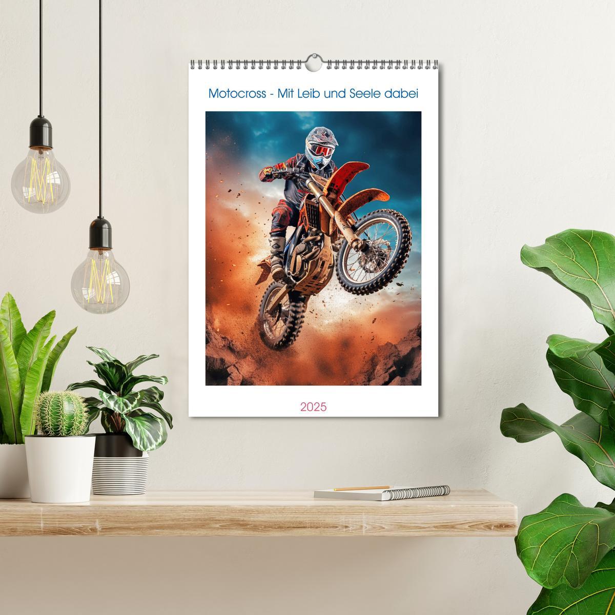 Bild: 9783435856305 | Motocross - Mit Leib und Seele dabei (Wandkalender 2025 DIN A3...