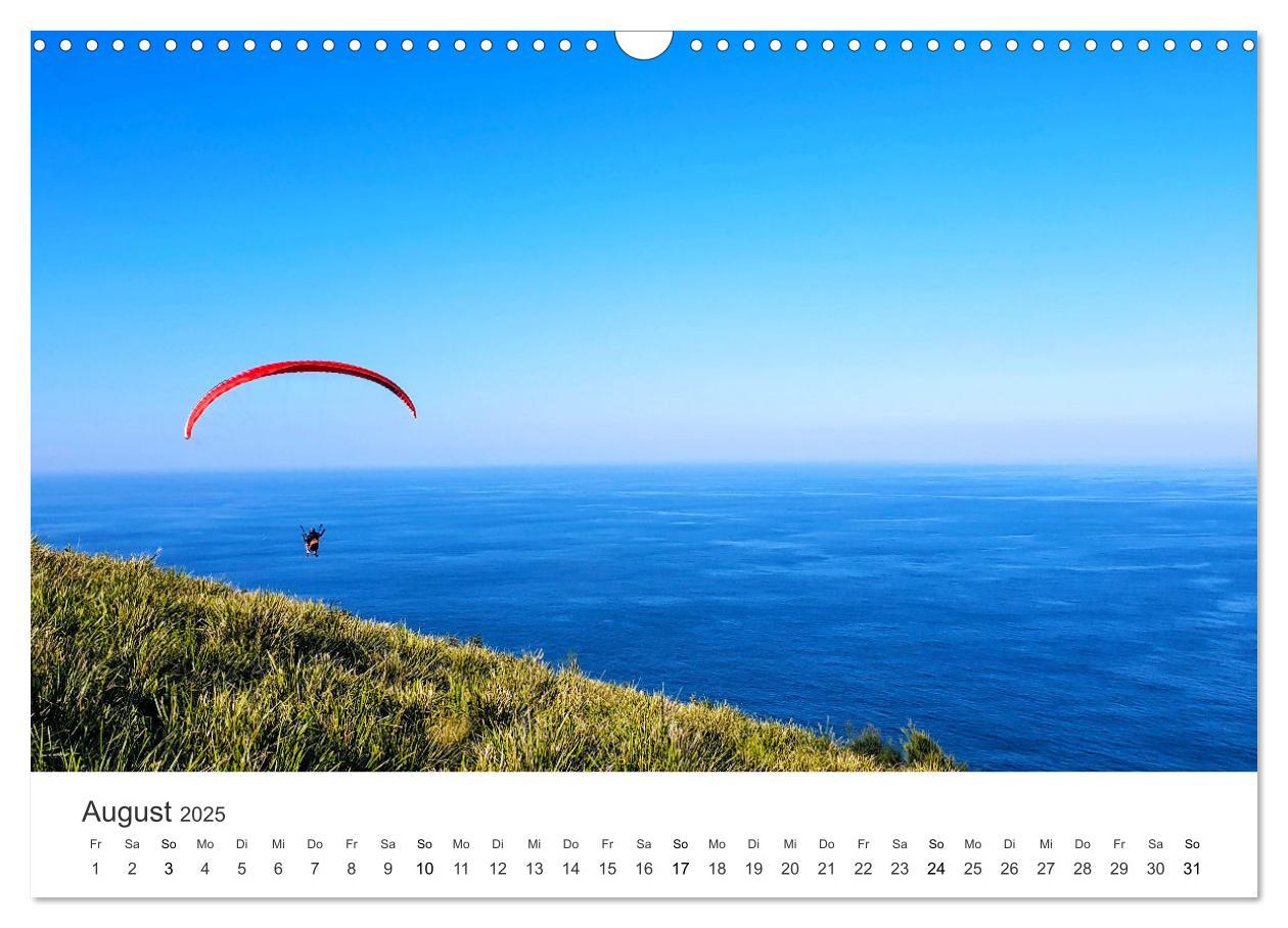 Bild: 9783383958090 | Paragleiten - Der Wunsch vom Fliegen. (Wandkalender 2025 DIN A3...