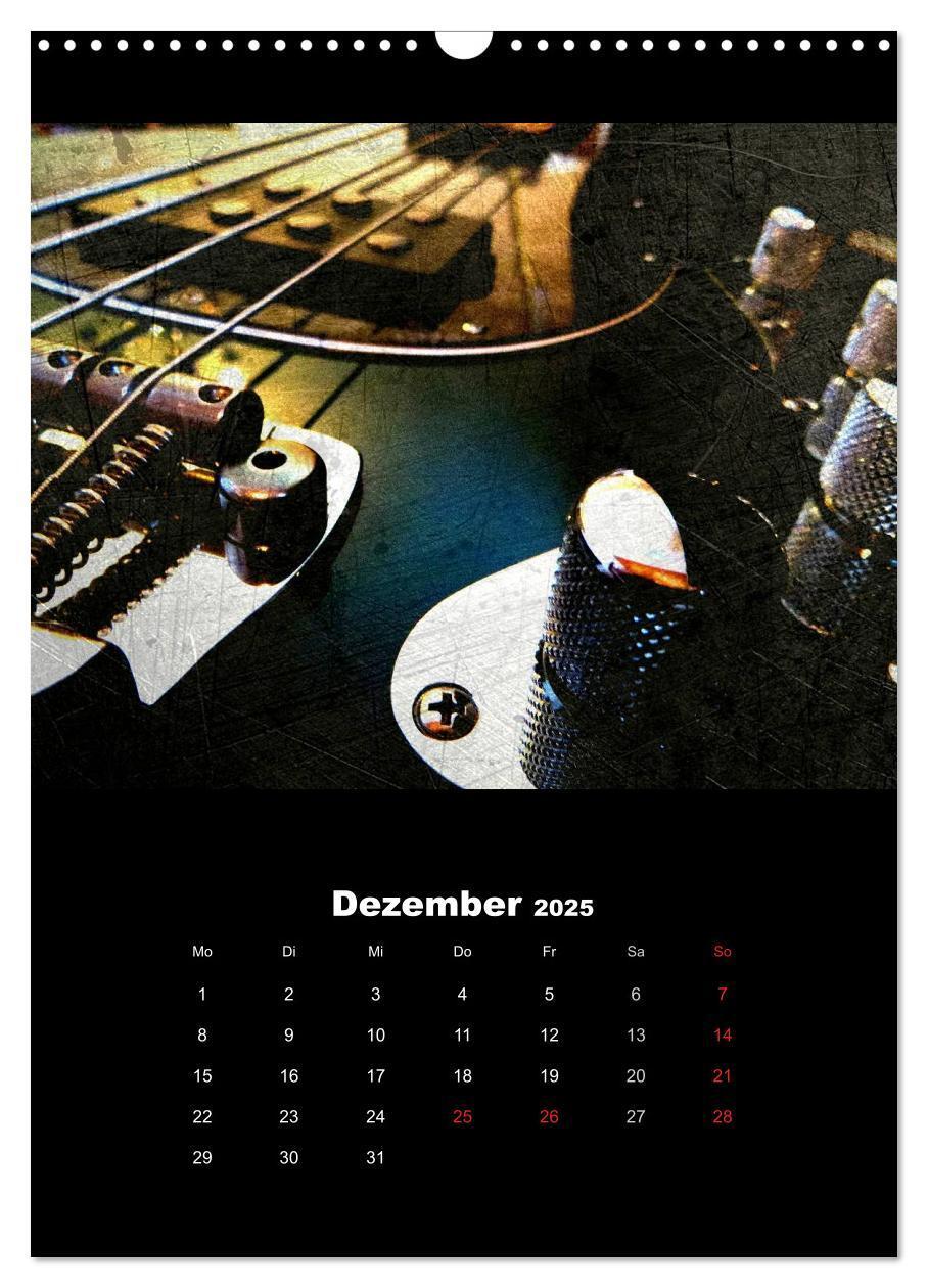 Bild: 9783457015957 | Vintage Gitarren (Wandkalender 2025 DIN A3 hoch), CALVENDO...