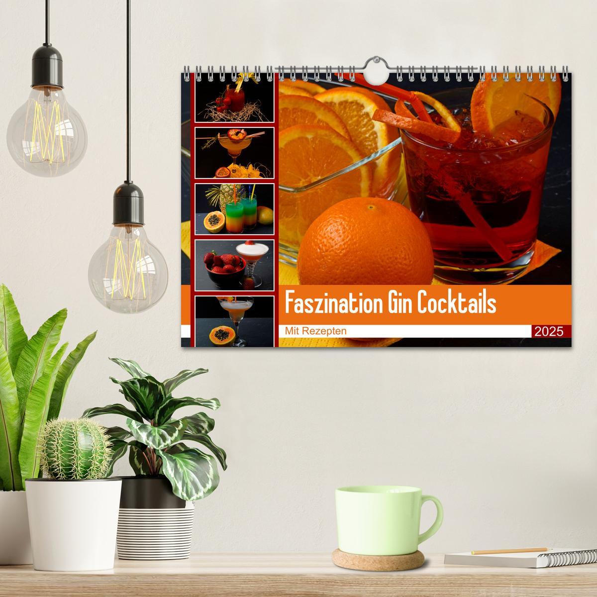 Bild: 9783383999451 | Faszination Gin Cocktails (Wandkalender 2025 DIN A4 quer), CALVENDO...