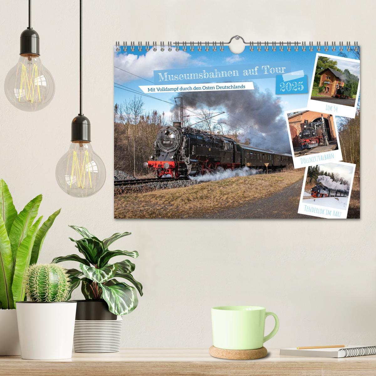 Bild: 9783383843983 | Museumsbahnen auf Tour (Wandkalender 2025 DIN A4 quer), CALVENDO...