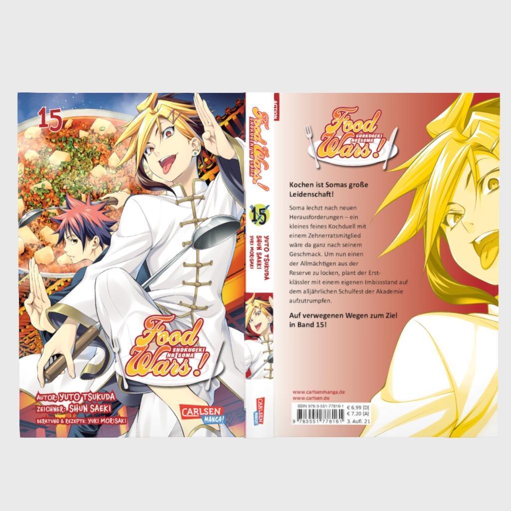 Bild: 9783551778161 | Food Wars - Shokugeki No Soma 15 | Yuto Tsukuda | Taschenbuch | 208 S.