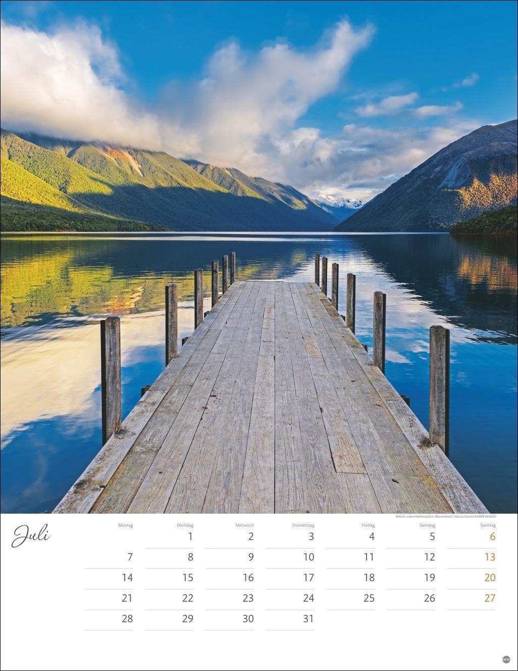 Bild: 9783756405275 | Wege zum Wasser Posterkalender 2025 | Heye | Kalender | Spiralbindung