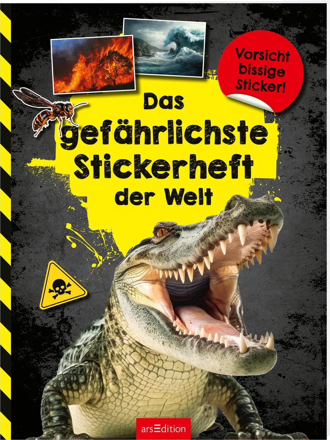 Cover: 9783845859248 | Das gefährlichste Stickerheft der Welt | Vorsicht bissige Sticker!