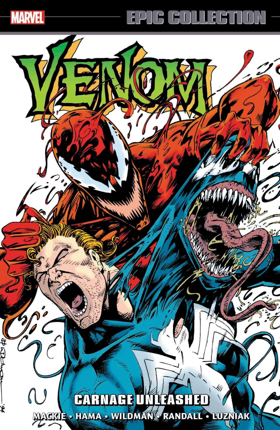 Cover: 9781302948252 | Venom Epic Collection: Carnage Unleashed | Mike Lackey (u. a.) | Buch