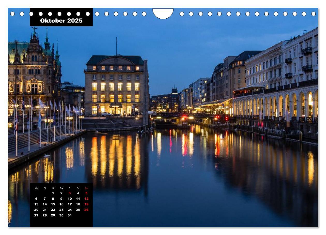 Bild: 9783435621347 | City Lights - Lichter der Nacht (Wandkalender 2025 DIN A4 quer),...