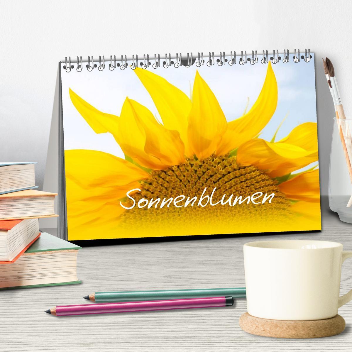 Bild: 9783435798957 | Sonnenblumen - die Blumen der Lebensfreude (Tischkalender 2025 DIN...