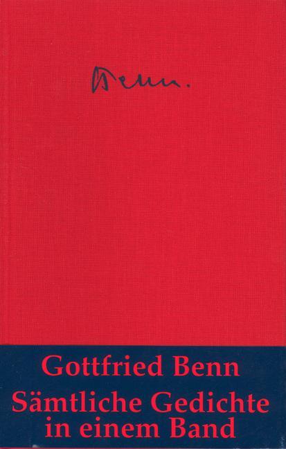 Cover: 9783608934496 | Sämtliche Gedichte | Gottfried Benn | Buch | 544 S. | Deutsch | 2019