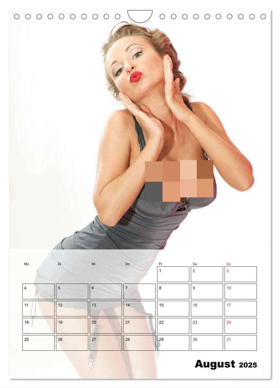 Bild: 9783457035894 | Sexy Hexi. Pin-ups-Planer (Wandkalender 2025 DIN A4 hoch), CALVENDO...